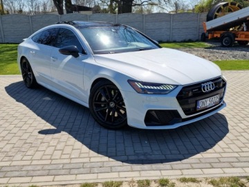 Audi A7 C8 Sportback 3.0 55 TFSI 340KM 2021 Audi A7 Sportback 3.0tfsi 340KM Mod.2022 Biała, zdjęcie 36