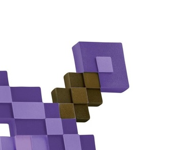 Minecraft Sword Зачарованный фиолетовый аксессуар Реплика меча Лицензия