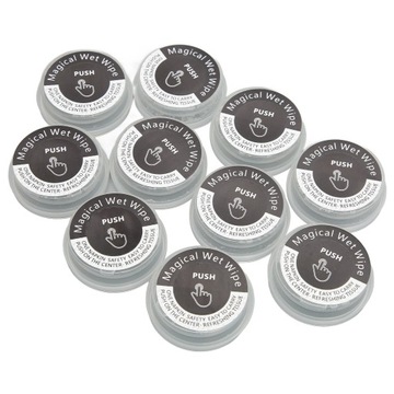 Пресс для салфеток для рук, 10 шт., одноразовый портативный индивидуальный QO