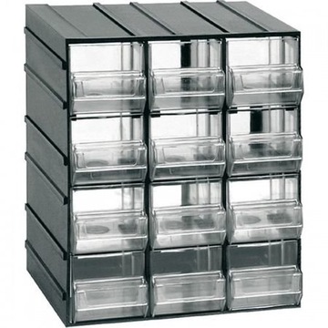 Organizer modułowy 12 szufladek 192 x 148 x 230mm
