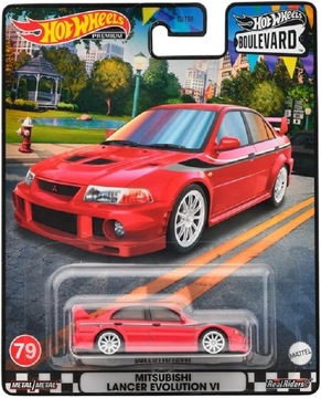 HOT WHEELS MITSUBISHI LANCER EVOLUTION VI BOULEVARD 79 PREMIUM 1:64 NOWY !!
