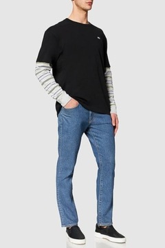 Koszulka męska longsleeve z długim rękawem TOMMY JEANS czarna r. S