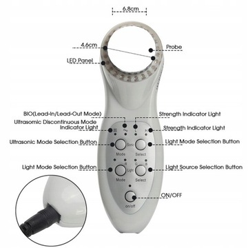 7 цветов светодиодный фотон ультразвуковой подтяжка лица