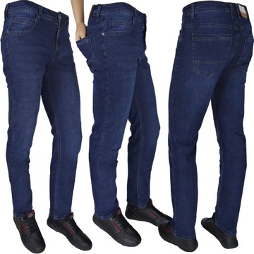 Spodnie Jeans Męskie Rozciągliwe Granat W31L32 GML Są Inne Rozmiary