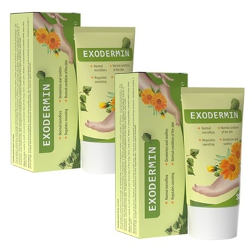 2x Exodermin 30ml Naturalny Krem Przeciwgrzybiczny
