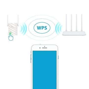 Усилитель сигнала Wi-Fi WPS 1200 Мбит/с