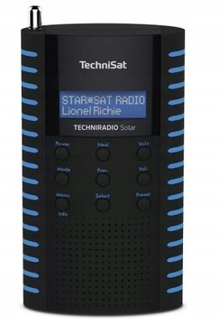 Radio sieciowo-bateryjne DAB+, FM TechniSat Techniradio Solarne
