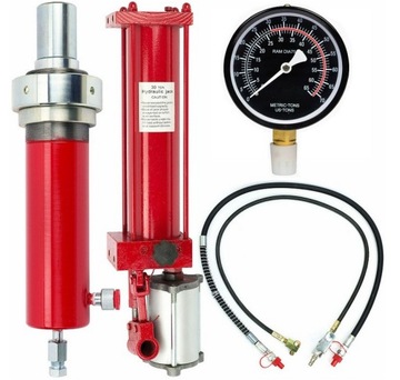 Zestaw prasa 30T pneumatyczno-hydrauliczny pompa