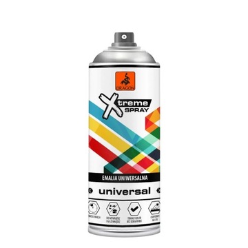DRAGON Spray 400ml BEZBARWNY RAL 0000 LAKIER FARBA W SPRAYU