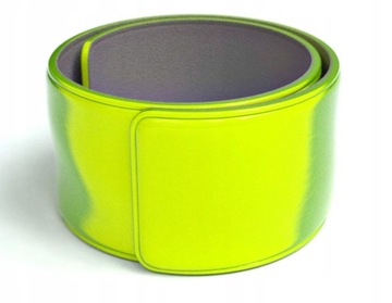 OPASKA ODBLASKOWA OSTRZEGAWCZA SAMOZACISKOWA NA RAMIĘ RĘKĘ ODBLASK OSTRZEGA