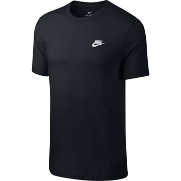 Nike Koszulka Męska T-Shirt Sportswear Club Tee czarna XXL