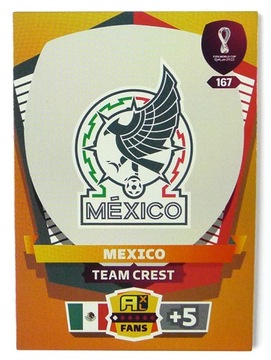 karty FIFA World Cup QATAR 2022 LOGO Mexico 167