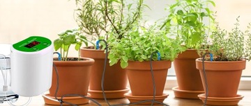 AUTOMATYCZNY SYSTEM NAWADNIANIA ROŚLIN DONICZEK BALKON NA 8 ROŚLIN