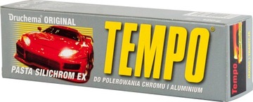 TEMPO PASTA DO POLEROWANIA CHROMU I ALUMINIUM 120g