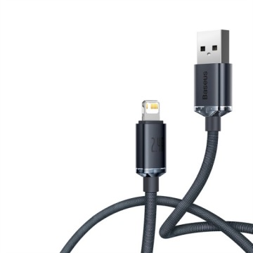 Кабель Baseus USB Lightning Cable 2,4А, 1,2м, синий.