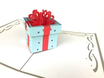 Prezent Urodziny Kartka urodzinowa 3d Dzień dzieck