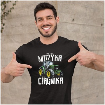 Tshirt PREZENT JOHN DEERE z TRAKTOREM XS
