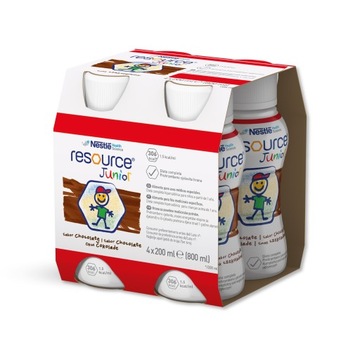 Resource Junior – smak czekoladowy 4x200ml