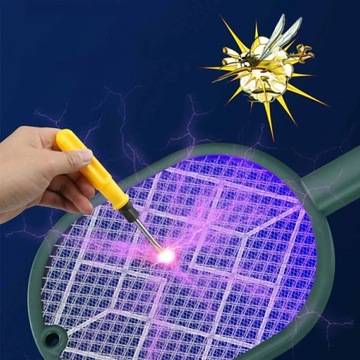 ЭЛЕКТРИЧЕСКАЯ МУХОВКА, USB МУХОЛОВКА, СВЕТОДИОДНАЯ ПОДСВЕТКА, ДЛЯ ДОМА, САДА