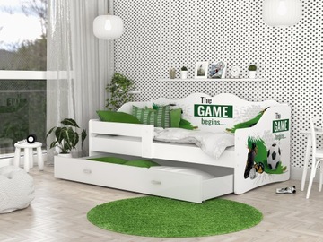 Детская кровать 160х80 с ящиком + матрас НЕЛИ