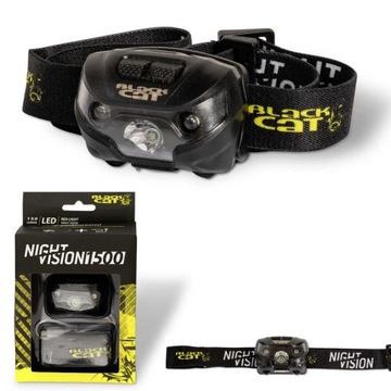Latarka czołowa Black Cat Night Vision