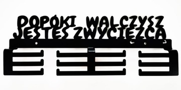 Вешалка для медалей с надписью WINNER AS LONG AS YOU FIGHT