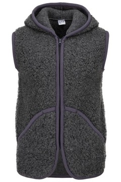 KAMIZELKA WEŁNIANA Z KAPTUREM 100% WEŁNA, r. 2XL
