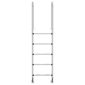 vidaXL Drabinka do basenu, 54x38x211 cm, stal nierdzewna 304