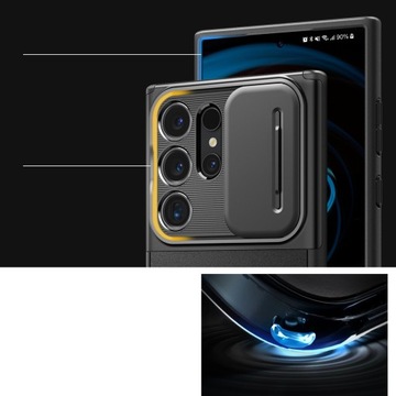 Чехол для Galaxy S24 Ultra, Spigen Optik Armor, чехол, с крышкой объектива