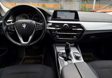 BMW Seria 5 G30-G31 Touring 520d 190KM 2018 BMW Seria 5 2.0D 190KM navi gwarancja LED AUTOMAT bezwypadkowy, zdjęcie 34