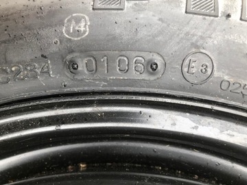 KOLO DOJEZDOVÉ REZERVY SAAB 93 9-3 125/85R16