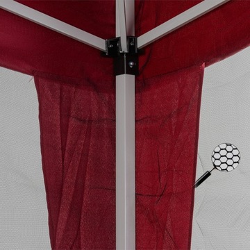 ЧЕРНАЯ МОСКИТНАЯ СЕТКА ЗАЩИТНАЯ СЕТКА ДЛЯ ПАВИЛЬОНА 3х3м