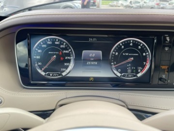 Mercedes Klasa S W222 Limuzyna wersja długa AMG S 63 AMG 585KM 2016 Mercedes S 63 AMG PL LONG 4Matic Panorama Masaż, zdjęcie 10