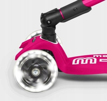 СКЛАДНОЙ СКУТЕР MAXI MICRO DELUXE LED Розовый