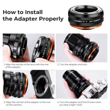 Адаптер M42 для крепления Fuji FX X IV PRO X-Pro X-T XT-200 X-A1 X-H1 X-T1 K&F