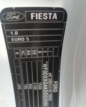 Ford Fiesta VII Hatchback 3d Facelifting 1.0 80KM 2013 Ford Fiesta Ford Fiesta, zdjęcie 29