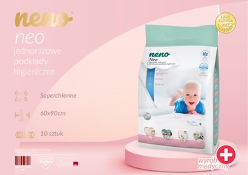 Neno NEO Прокладки одноразовые 60х90 Пеленальный столик х10