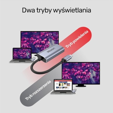 Адаптер USB Type-C -> HDMI 2.1 8K Unitek V1414A