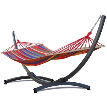 POTENZA Stelaż ocynkowany TYTAN + Hamak 220x160cm