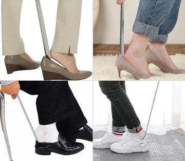 ЛОЖКА ДЛЯ ОБУВИ, МЕТАЛЛ, МАЛЕНЬКАЯ, ДЛИННЫЙ КРЮЧОК