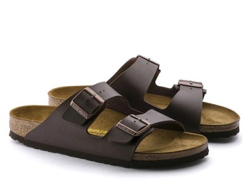 Klapki damskie sandały brązowe unisex Birkenstock Arizona BF EVA 51703 40