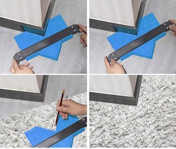 Шаблон трафарета для переноса отображения фигур