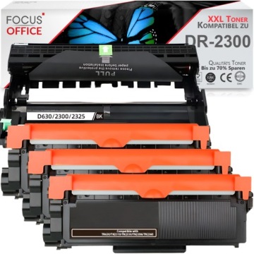 3x Toner TN-2320 Buben Pro Brother HL-L2300D MFC-L2700DW DCP-L2520DW