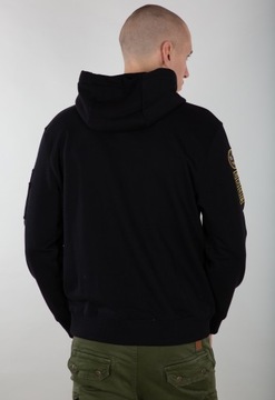 Mikina Alpha Industries Nasa Voyager Hoody Black XL