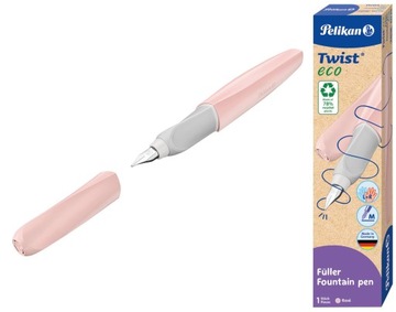 ПЕРЬЕВАЯ РУЧКА TWIST ECO P457 M (1) РОЗА ПЕЛИКАН