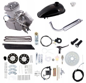 SILNIK SPALINOWY DO ROWERU KOMPLET 50 CM TUNING
