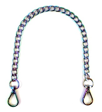 UCHWYT do torebki ŁAŃCUSZEK ozdobny RAINBOW 45 cm