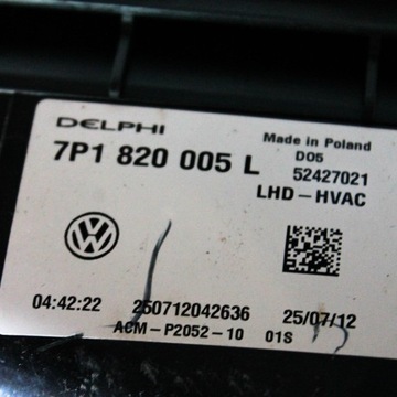 7P1820005L RADIÁTOR 3.6 V6 FSI 183 2013 VW TOUAREG (7P5)