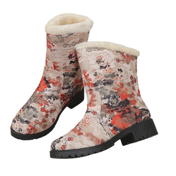 BUTY ZIMOWE ŚNIEGOWCE CIEPŁE KOZAKI WYSOKIE