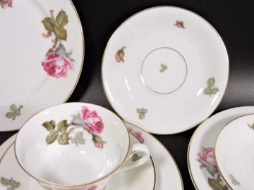 Сервиз Rosenthal Empire антикварный 1930 г. роза на 6 персон